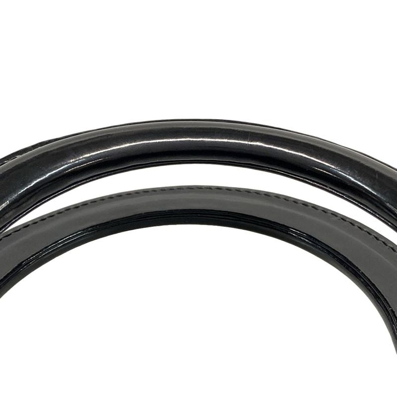 Dior/christian Dior Handbag Lady Dior Large Bag Black Gold Hardware Leather