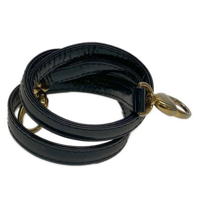 Dior/christian Dior Handbag Lady Dior Large Bag Black Gold Hardware Leather