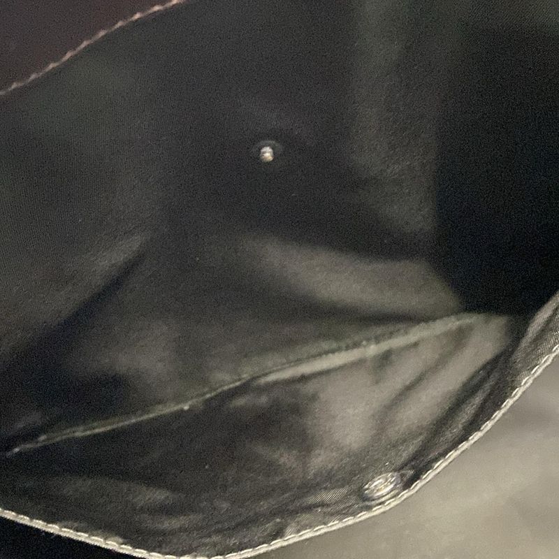 Dior/christian Dior Handbag Street Chic/trotter Dark Brown Leather