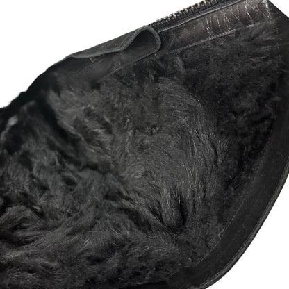 Gucci Suede Long Boots Size 35C 22cm (8.66in) Equivalent Black Women's Used