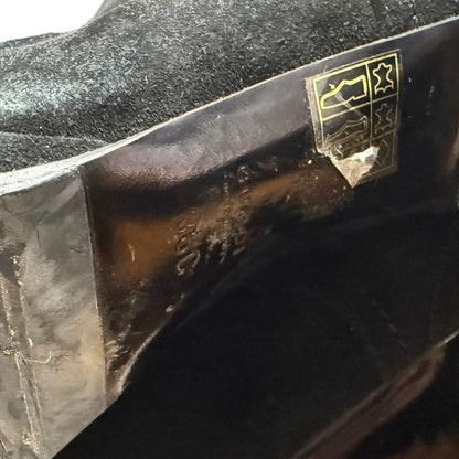 Gucci Suede Long Boots Size 35C 22cm (8.66in) Equivalent Black Women's Used