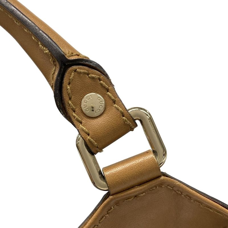 Gucci Tote Bag Sookie/gg Pattern 211944 Blue Ivory And Brown Leather