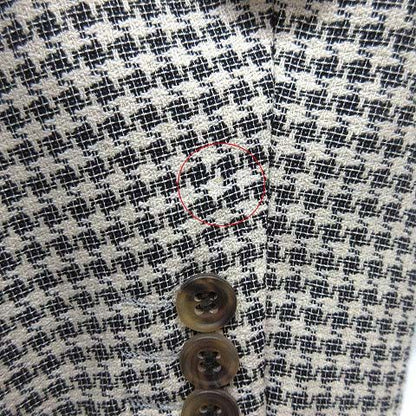 Christian DIOR Monsieur Wool Silk Allover Tailored Jacket 2B Off White AB5