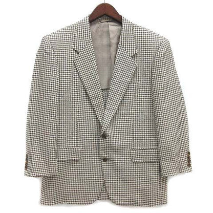 Christian DIOR Monsieur Wool Silk Allover Tailored Jacket 2B Off White AB5