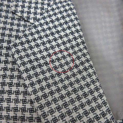 Christian DIOR Monsieur Wool Silk Allover Tailored Jacket 2B Off White AB5