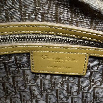 Dior/christian Dior Handbag Lady Dior Large Bag Dark Yellow Leather