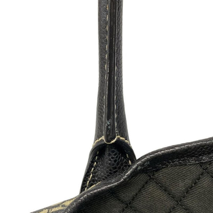 Chanel Tote Bag Cocos Travel Black×red×ivory Leather