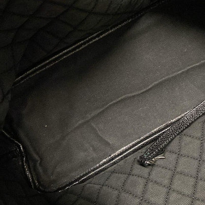 Chanel Tote Bag Cocos Travel Black×red×ivory Leather