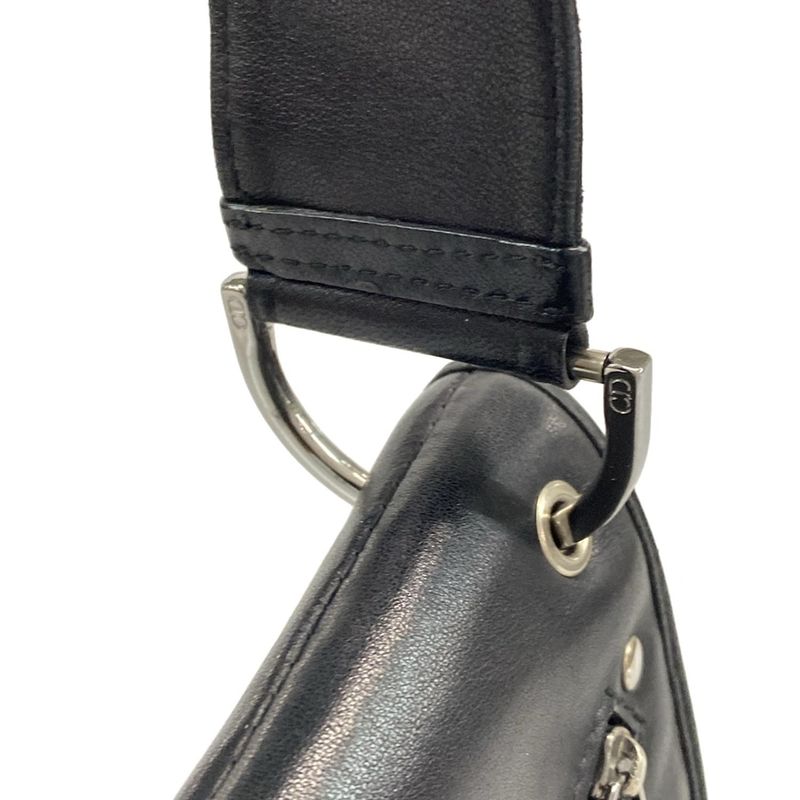 Dior/christian Dior Shoulder Bag Admit It Black Leather