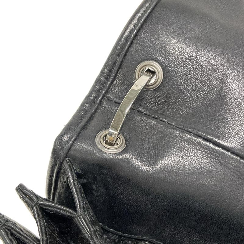 Dior/christian Dior Shoulder Bag Admit It Black Leather