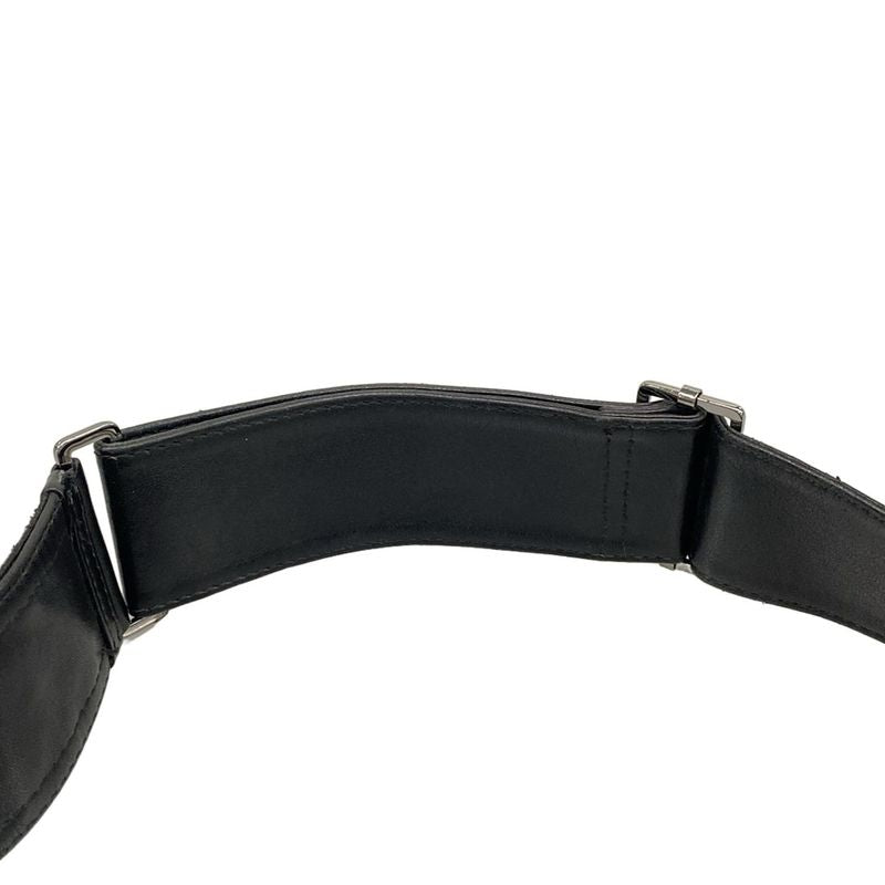 Dior/christian Dior Shoulder Bag Admit It Black Leather