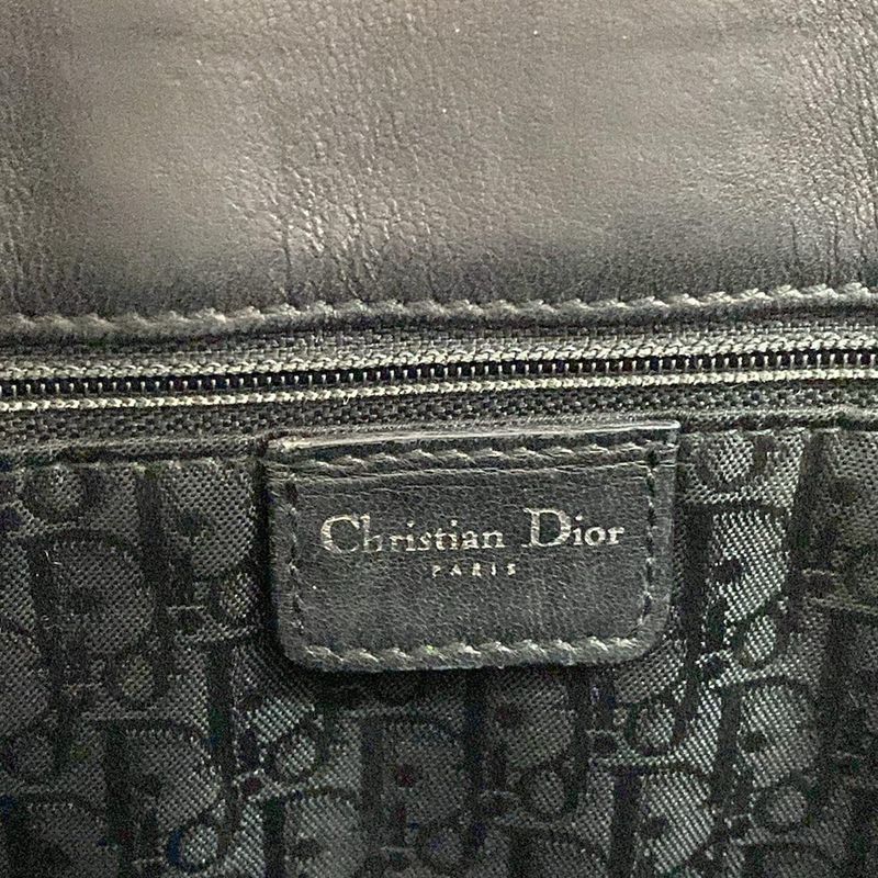 Dior/christian Dior Shoulder Bag Admit It Black Leather