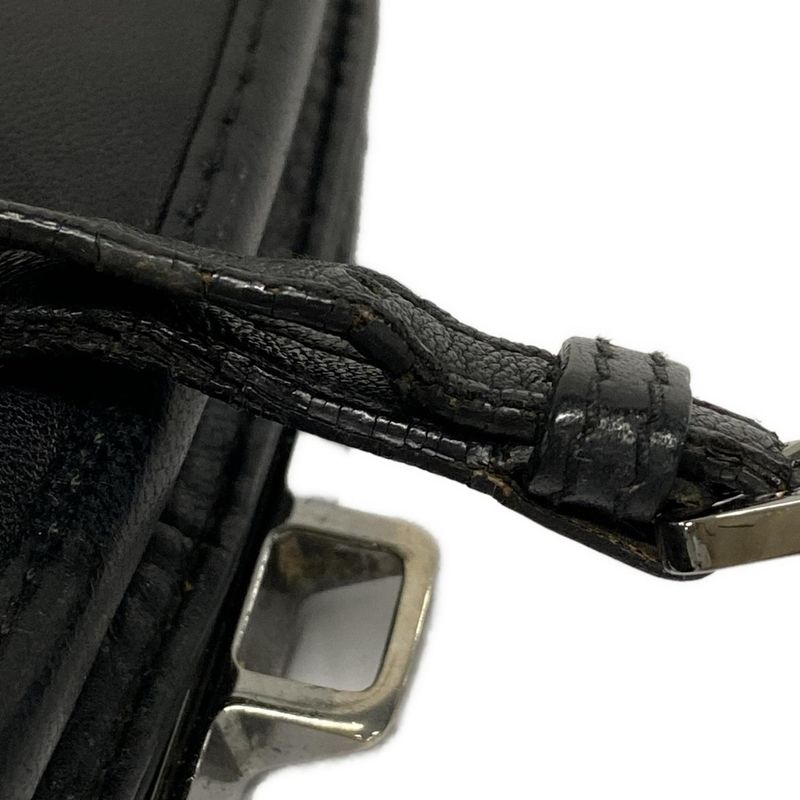 Dior/christian Dior Shoulder Bag Admit It Black Leather