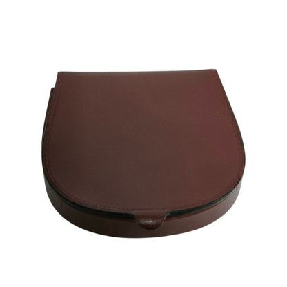 Good Cartier Must Line Leather Double C Logo Shape Push Coin Case with Box