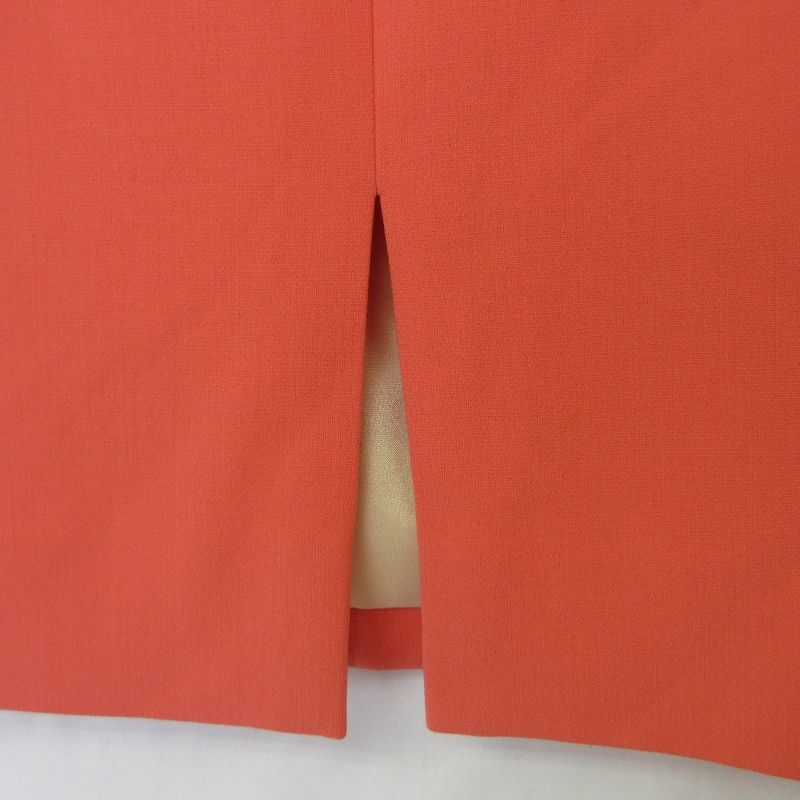 Celine Wool Stretch Tight Skirt Size 38 Pink Ladies Used