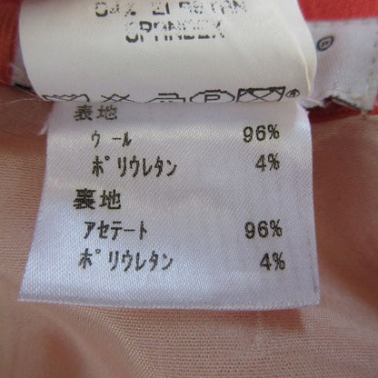 Celine Wool Stretch Tight Skirt Size 38 Pink Ladies Used