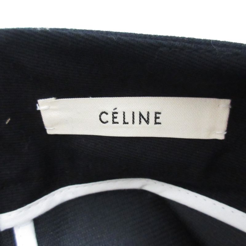 Good Celine Phoebe Period Hem Flared Mermaid Miniskirt Size 38 Black Women's
