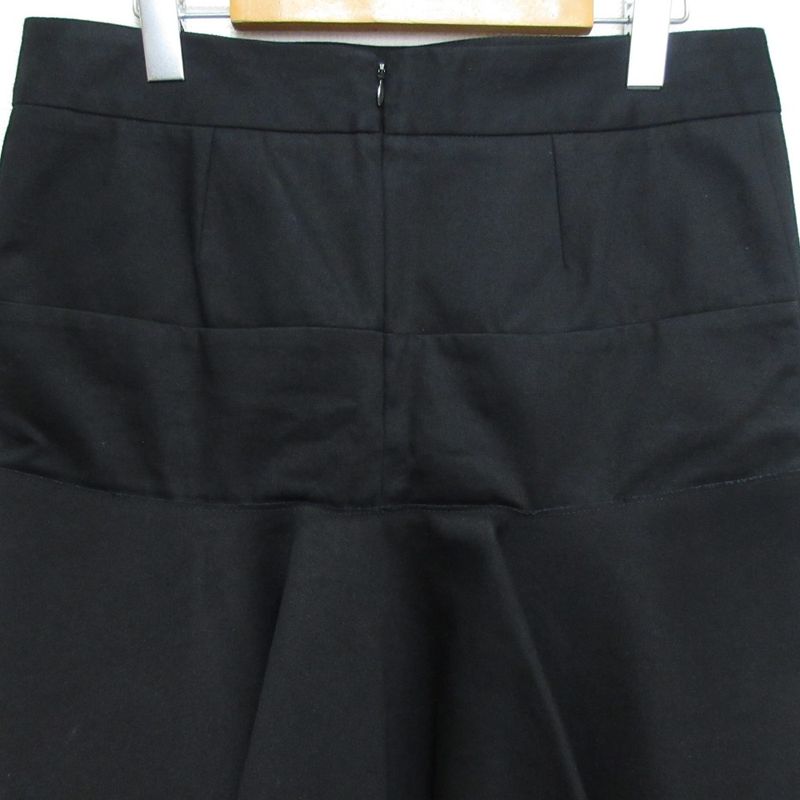 Good Celine Phoebe Period Hem Flared Mermaid Miniskirt Size 38 Black Women's