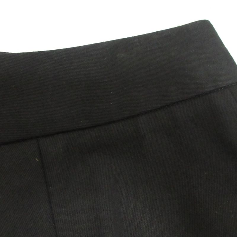 Good Celine Phoebe Period Hem Flared Mermaid Miniskirt Size 38 Black Women's