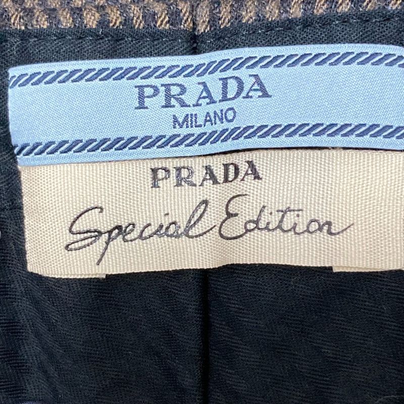 Prada Special Edition Special Edition Wool Stretch Slacks Pants Size 38s Black