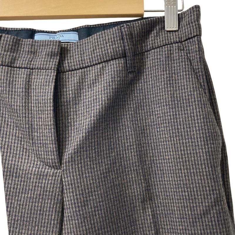 Prada Special Edition Special Edition Wool Stretch Slacks Pants Size 38s Black