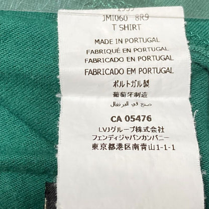 Good Fendi Monster Print Kids T-Shirt Size 10a Green Kids Used