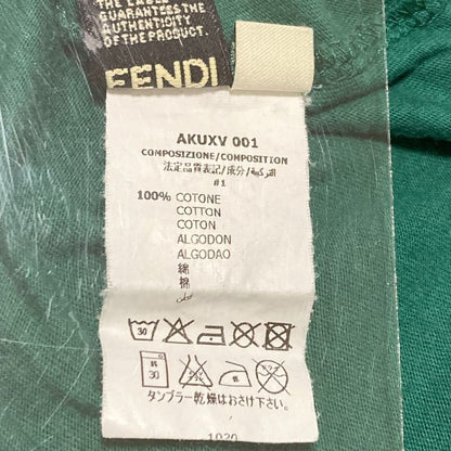Good Fendi Monster Print Kids T-Shirt Size 10a Green Kids Used