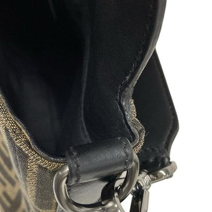 Fendi Handbag Beauty Mamma Bucket 7va478 Brown Beige And Black 3way Leather