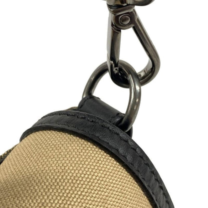 Fendi Handbag Beauty Mamma Bucket 7va478 Brown Beige And Black 3way Leather