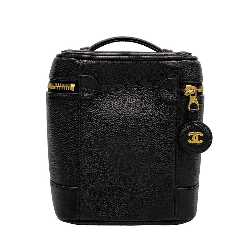 Chanel Vanity Bag - Black Gold Hardware