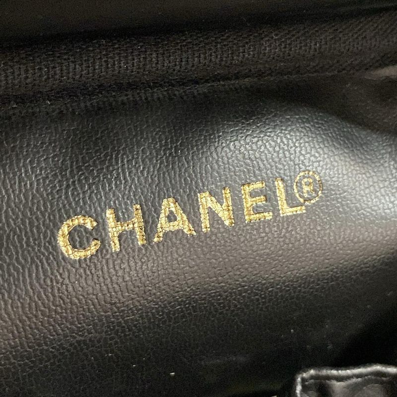 Chanel Vanity Bag - Black Gold Hardware
