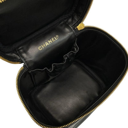 Chanel Vanity Bag - Black Gold Hardware