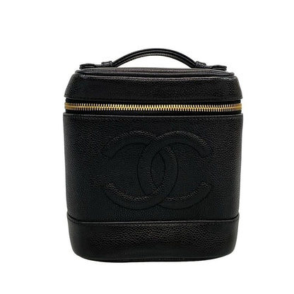Chanel Vanity Bag - Black Gold Hardware
