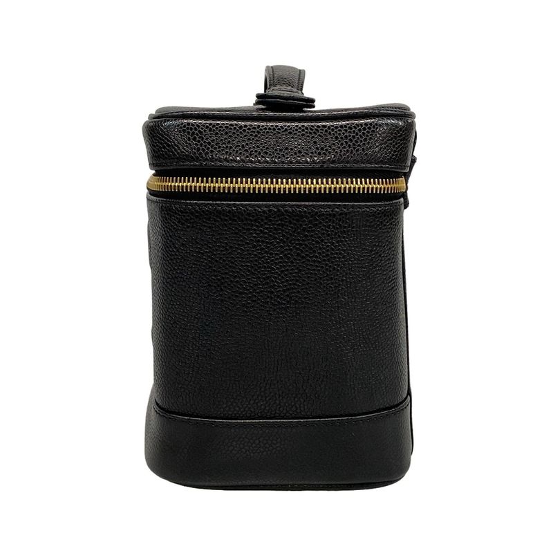 Chanel Vanity Bag - Black Gold Hardware