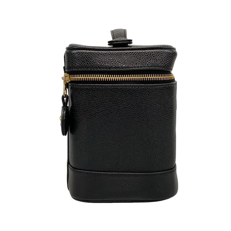 Chanel Vanity Bag - Black Gold Hardware