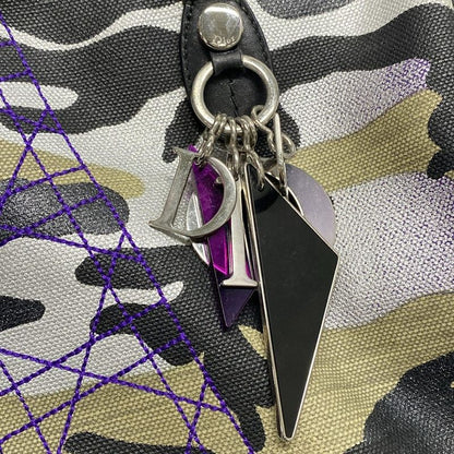 Dior/christian Dior Handbag - Gray X Black X Purple Anselm Lyle / Mini Boston /