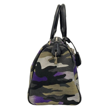 Dior/christian Dior Handbag - Gray X Black X Purple Anselm Lyle / Mini Boston /