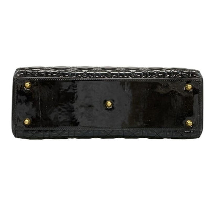 Dior/christian Dior Handbag Lady Dior Large Bag Black Leather