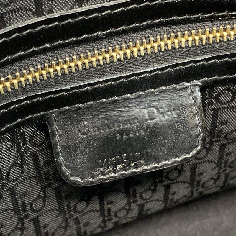 Dior/christian Dior Handbag Lady Dior Large Bag Black Leather