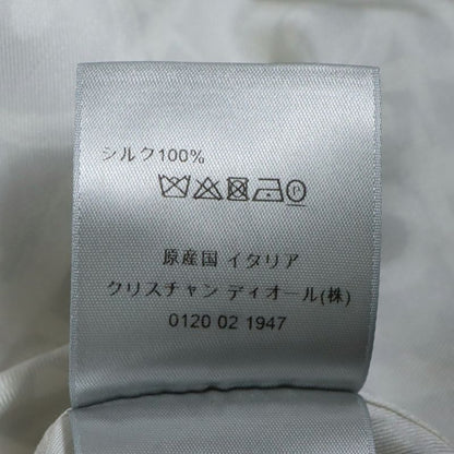 DIOR 21SS Oblique Patterned Silk Long Sleeved Shirt White 013c502a5141