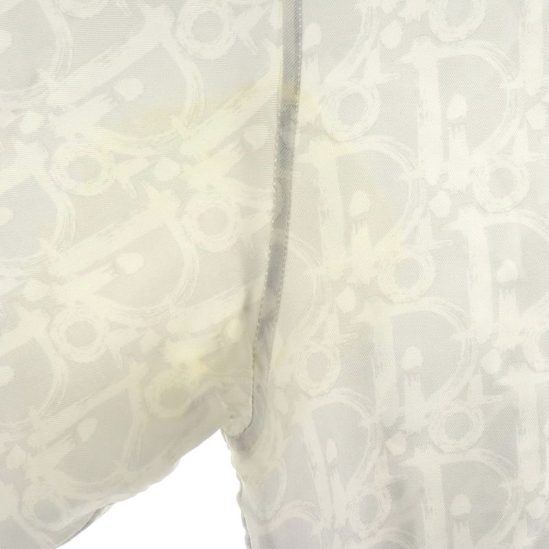 DIOR 21SS Oblique Patterned Silk Long Sleeved Shirt White 013c502a5141