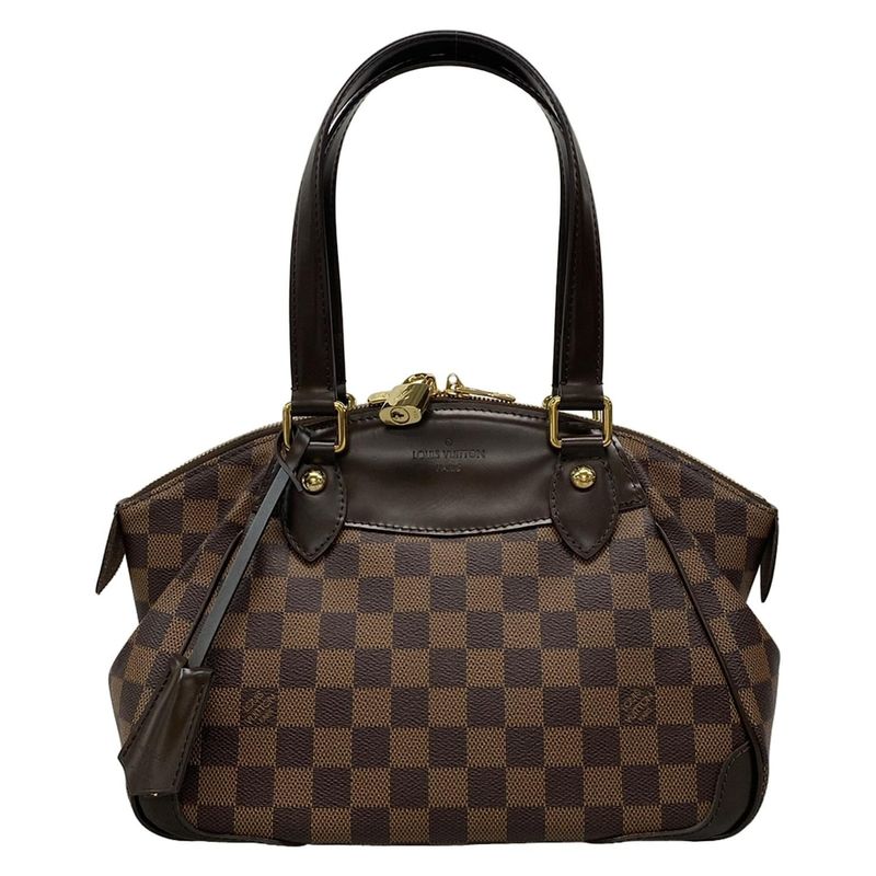 Louis Vuitton Shoulder Bag Damier Verona PM N41117 Ebène