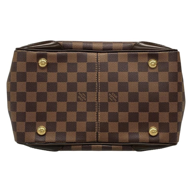 Louis Vuitton Shoulder Bag Damier Verona PM N41117 Ebène