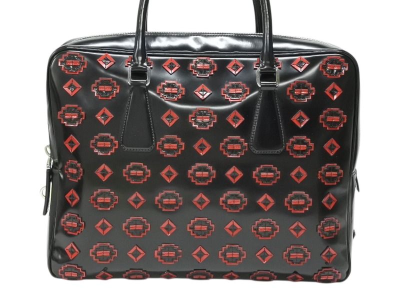 Prada Handbag Patent Leather Black — view 3