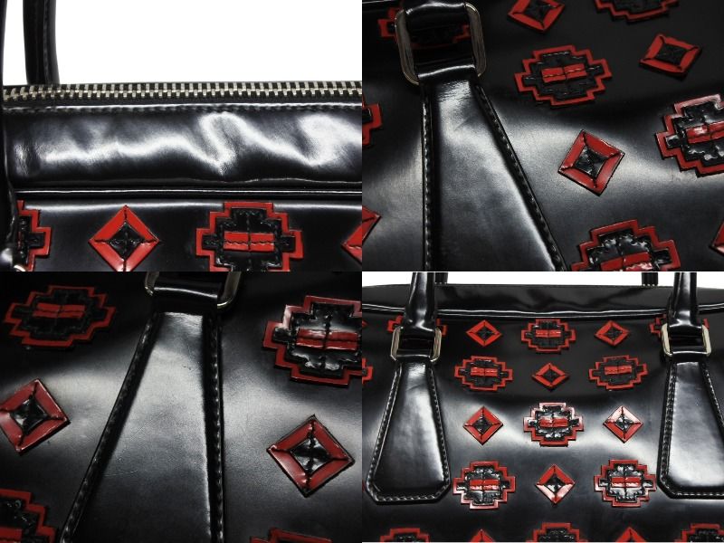 Prada Handbag Patent Leather Black — view 7