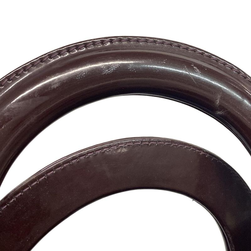 Dior/christian Dior Handbag Lady Dior Large Bag Purple Leather