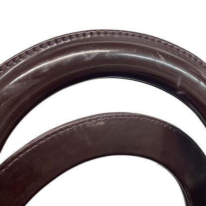 Dior/christian Dior Handbag Lady Dior Large Bag Purple Leather