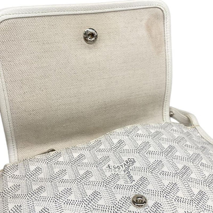 Goyard Shoulder Bag Plume White Leather