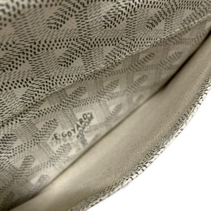 Goyard Shoulder Bag Plume White Leather