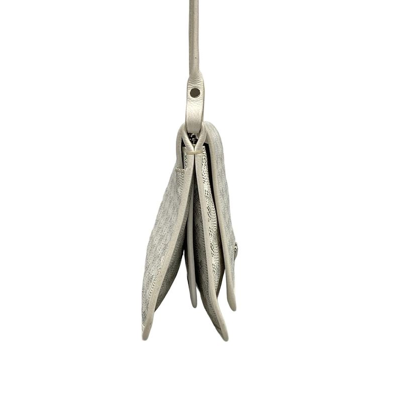 Goyard Shoulder Bag Plume White Leather